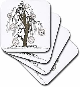 3drose cst_102676_2 steampunk weeping tree design-soft coasters